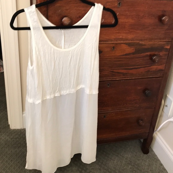 Tops - White top see through bottom